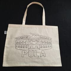 Strojni vez platnena torba Pula